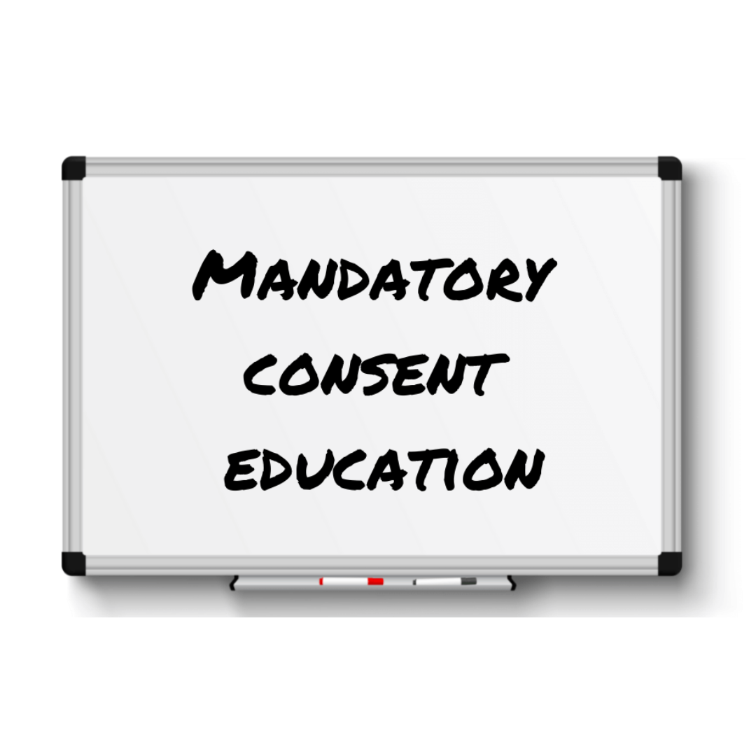 mandatory Consent sign