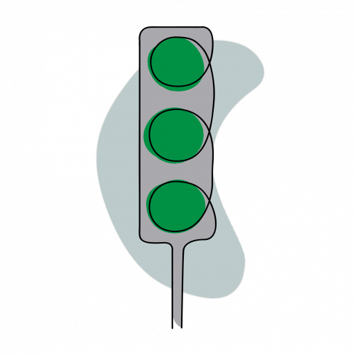 Traffic all green